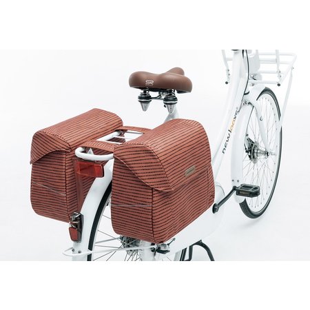 New Looxs Dubbele fietstas Joli Double 37L Nomi Red