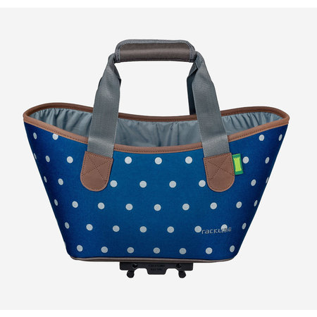 Racktime Fietsmand Agnetha 15L Polka Dots