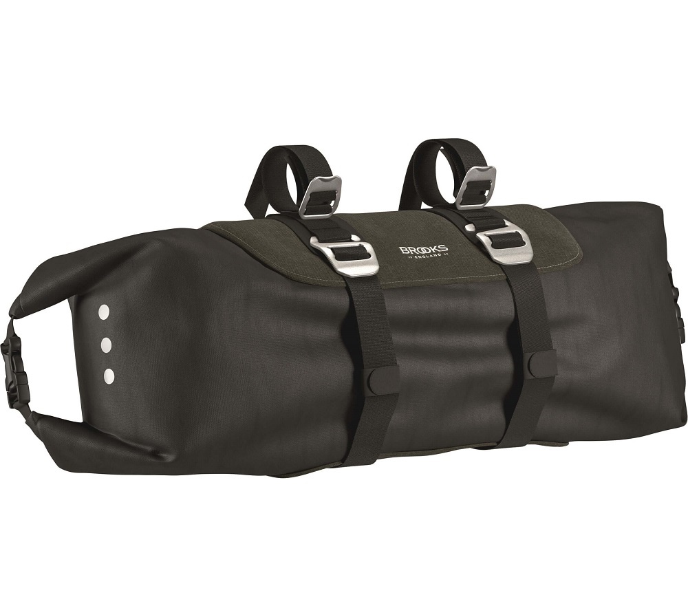 Brooks England Stuurtas Scape Handlebar Roll Mud Green 10 12L