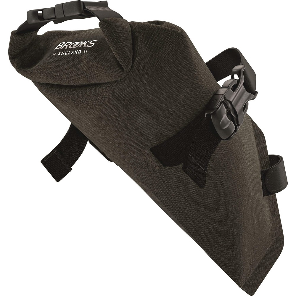 Zadeltas Scape Roll Mud Green - 1L afbeelding