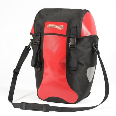 Ortlieb Bike-Packer Classic QL 2.1 Rood/Zwart 40L - Set van twee tassen