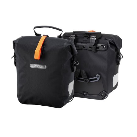 Ortlieb Gravel-Pack QL 2.1 Matzwart 25L - Set van twee tassen