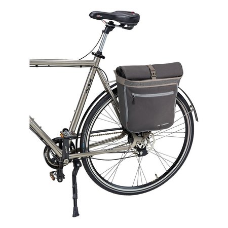 Vaude Enkele fietstas ShopAir Back 20+18L Black