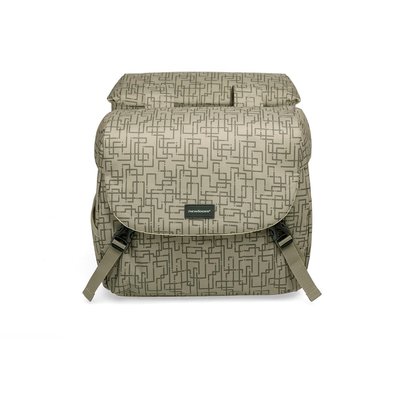 titel Stationair gebied New Looxs Dubbele fietstas Mondi Joy Double 38L Ivy Grey - Fietsparadijs.com