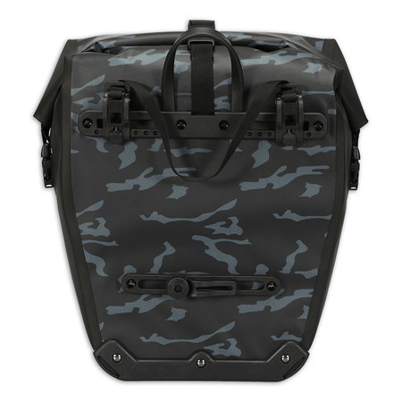 Lynx Enkele Fietstas Big Bend 25L Zwart/Grijs - waterdicht