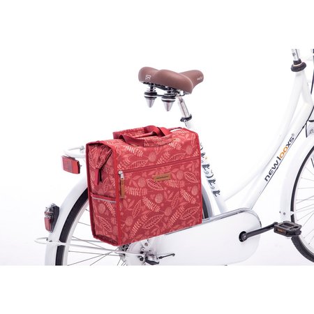 New Looxs Enkele fietstas Lilly Forest Red 18L