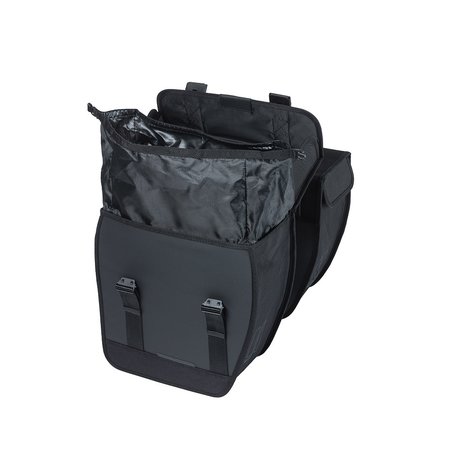 Basil Dubbele Fietstas Tour XL Waterproof 35L Zwart