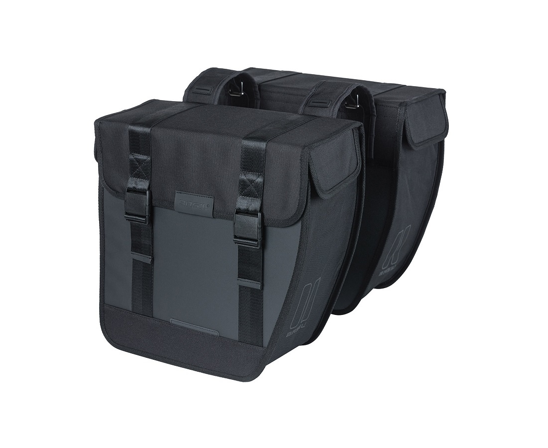 Dubbele Fietstas Tour XL Waterproof 35L Zwart