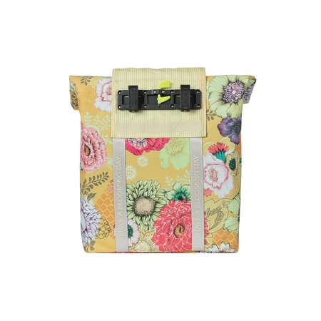 Basil Enkele fietstas Bloom Field Shopper 15-20L Geel