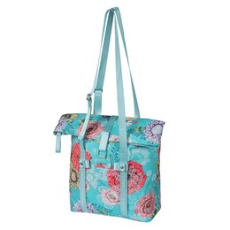 Basil Enkele fietstas Bloom Field Shopper 15-20L Blauw