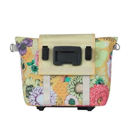 Basil Fietshandtas Bloom Field MIK-KF-haken 8-11L Geel