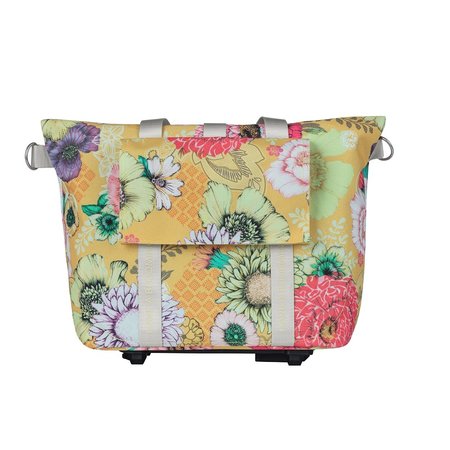 Basil Fietshandtas Bloom Field MIK-KF-haken 8-11L Geel
