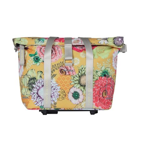 Basil Fietshandtas Bloom Field MIK-KF-haken 8-11L Geel