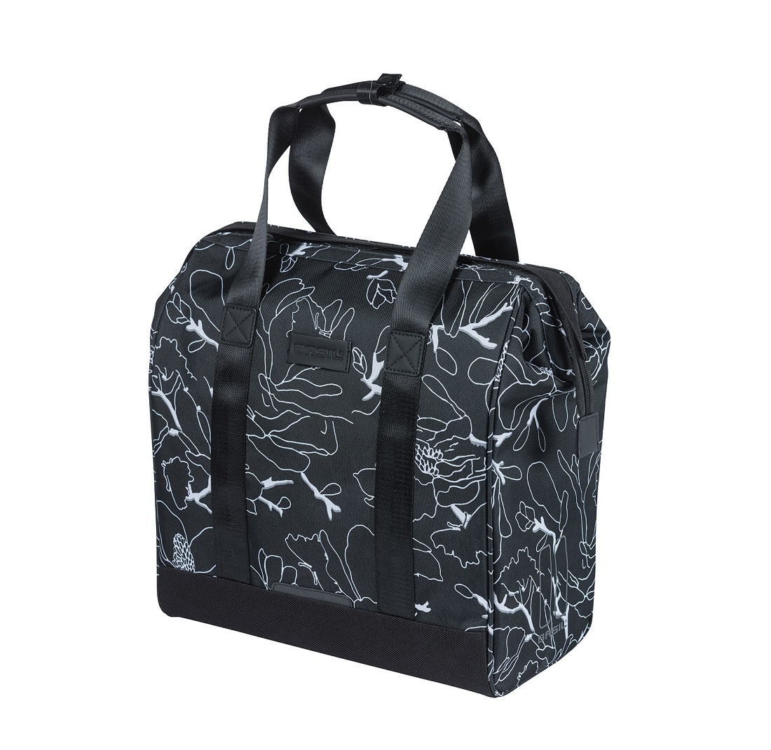 Grand Flower Fietsshopper 23L Zwart afbeelding
