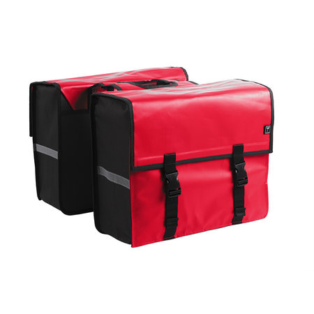 Willex Dubbele fietstas Bisonyl 46L Rood