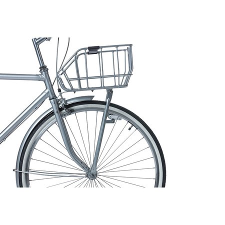 Basil Fietsmand Portland 25L Chroom - Voormand