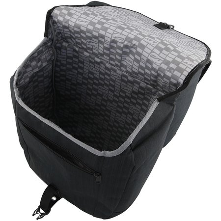 CONTEC Dubbele fietstas Neo Double XL 33L Zwart/Grijs