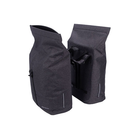CONTEC Dubbele fietstas LIM Double 34L Olijfgroen