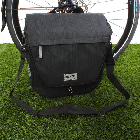 CONTEC Enkele fietstas Neo Single XL 16L Zwart/Grijs