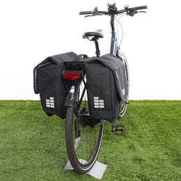 CONTEC Dubbele fietstas Neo Double RT XL 33L Zwart/Grijs