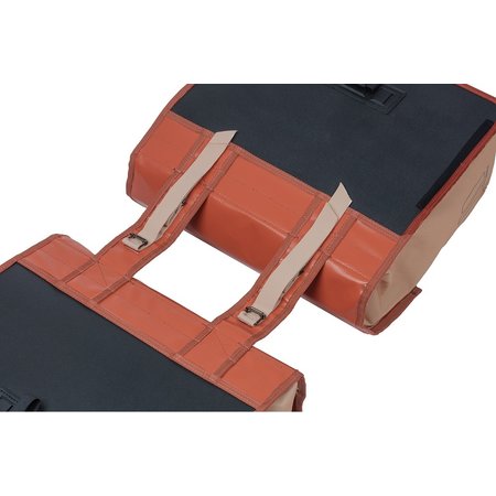 Basil Urban Load Dubbele fietstas 48-53L Terrarood