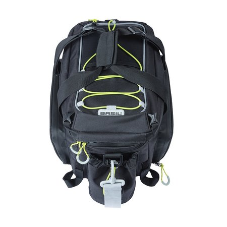 Basil Miles Trunkbag XL Pro 9-36L Bagagedragertas Black Lime