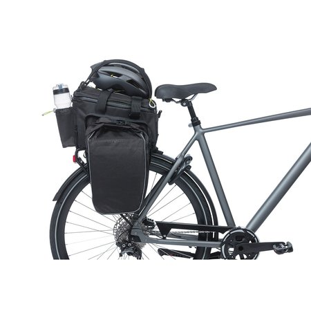 Basil Miles Trunkbag XL Pro 9-36L Bagagedragertas Black Lime