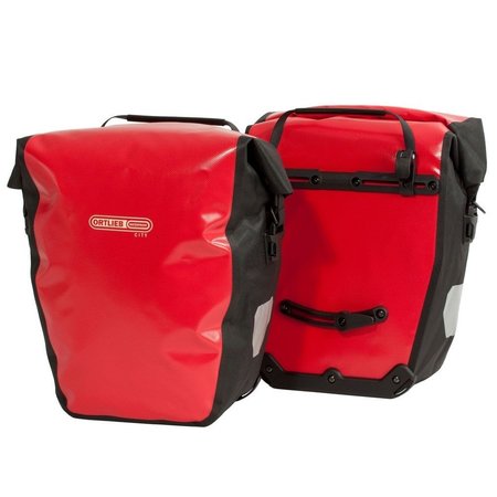 Ortlieb Back-Roller City QL1 Rood 40L  - Set van twee tassen