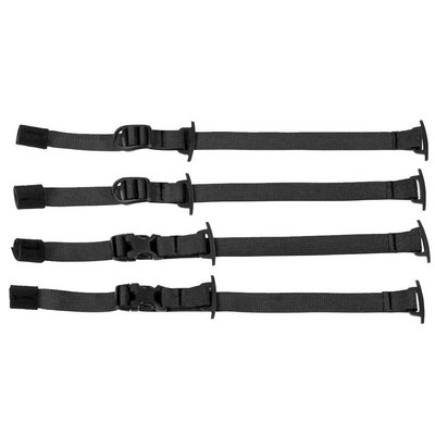 Ortlieb Gear-Pack Compressiebanden - Zwart
