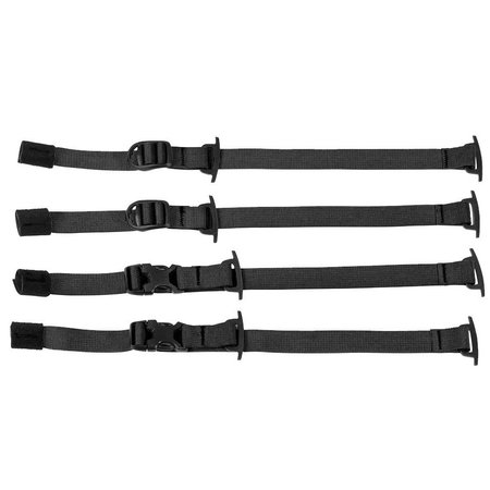 Ortlieb Gear-Pack Compressiebanden - Zwart
