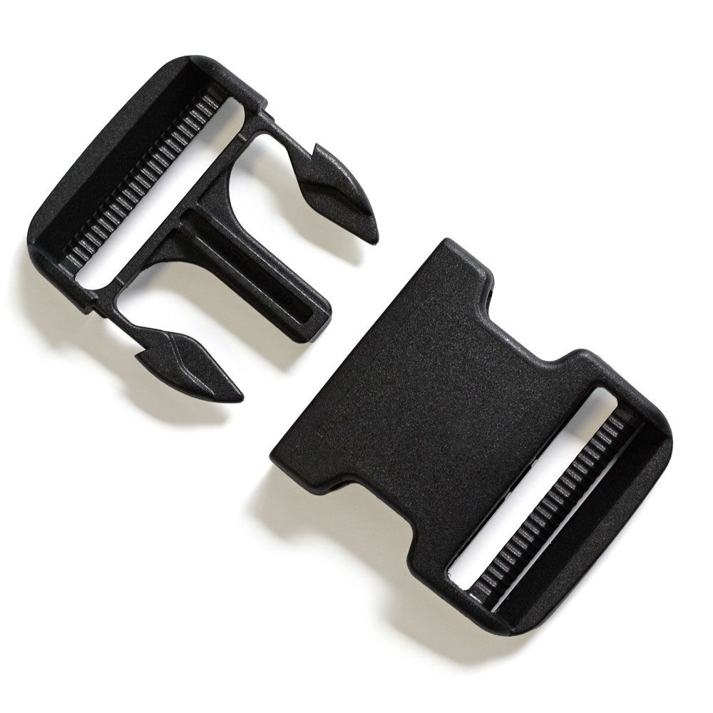 Klikgesp 50 mm Zwart afbeelding