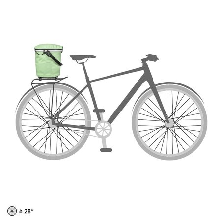 Ortlieb Bagagedragertas Up-Town Rack City Pistachio - 17,5L