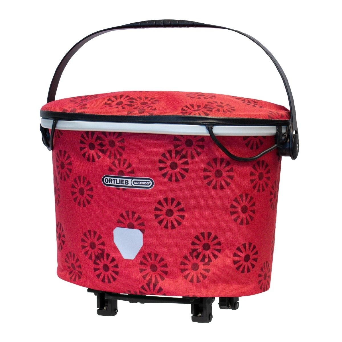 Bagagedragertas Up-Town Rack Design Floral Red - 17,5L