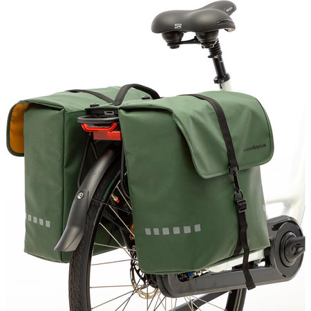 New Looxs Dubbele fietstas Odense Double MIK 39L Green