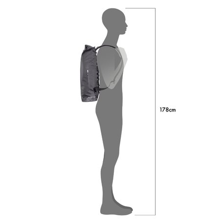 Ortlieb Daypack Metrosphere 21L Black Embossed