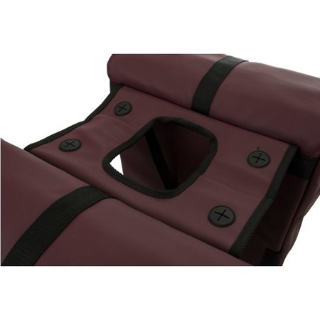 FastRider Dubbele fietstas Jaxx II 28L Aubergine