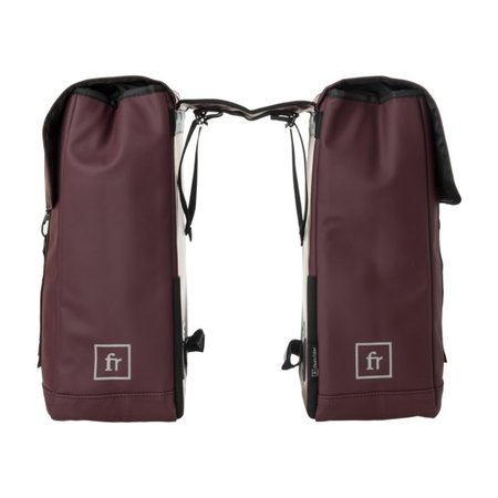 FastRider Dubbele fietstas Jaxx II 28L Aubergine