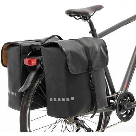 New Looxs Dubbele fietstas Odense Double Racktime 39L Black