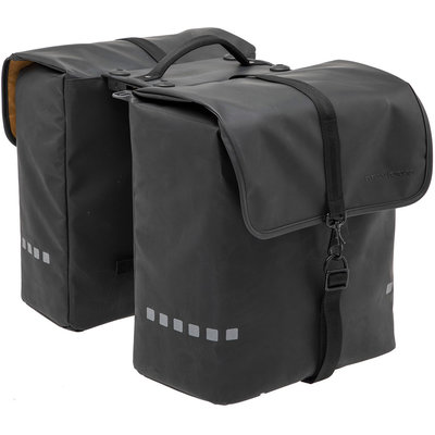 New Looxs Dubbele fietstas Odense Double Racktime 39L Black