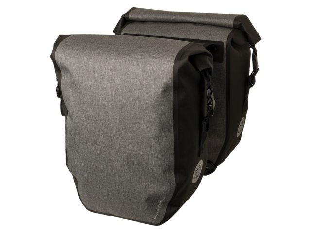 Dubbele fietstas Shelter Clean Large 42L Grijs