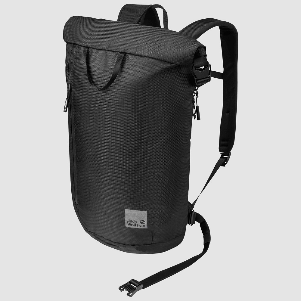 Rugzak Helsinki Rolltop 18L Ultra Black afbeelding