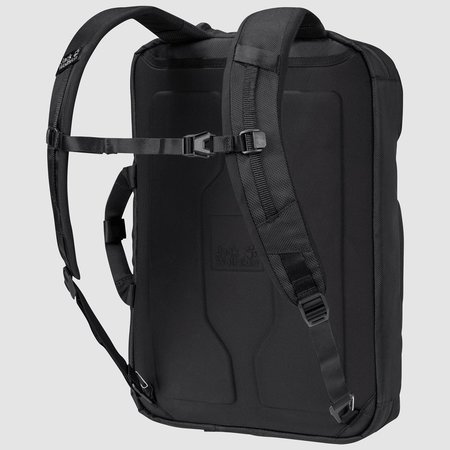 Jack Wolfskin Rugzak & Schoudertas New York 2in1 Flipbag 20L Ultra Black