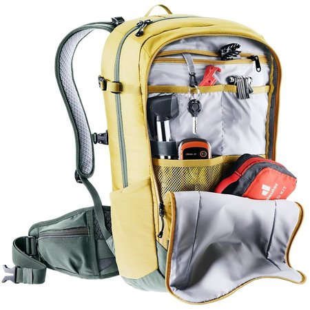 Deuter Rugzak Flyt 20 Turmeric/Ivy - Met rugprotector