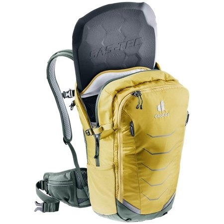 Deuter Rugzak Flyt 20 Turmeric/Ivy - Met rugprotector