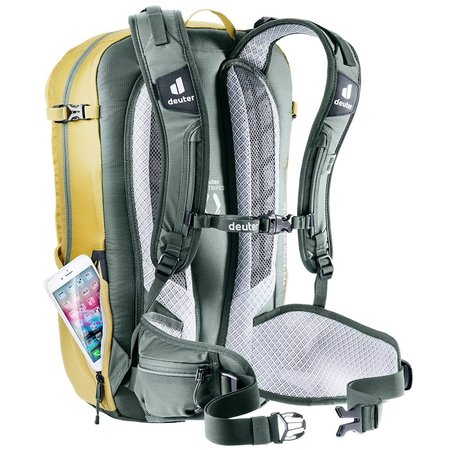 Deuter Rugzak Flyt 20 Turmeric/Ivy - Met rugprotector