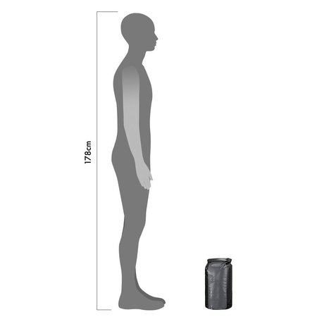 Ortlieb Dry-Bag PD350 Black-Slate 7L - Waterdicht