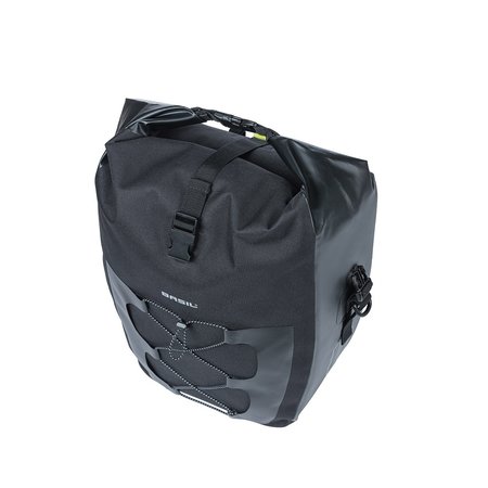 Basil Enkele Fietstas Navigator L Waterproof 25-31L Zwart