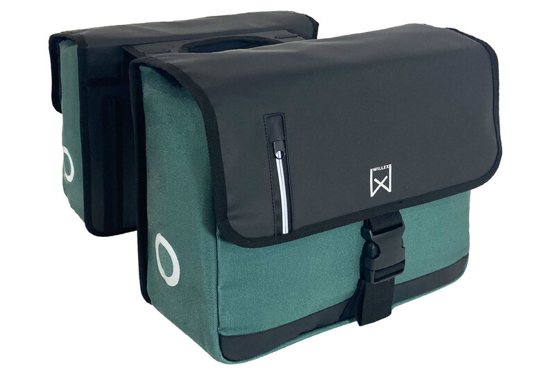 Dubbele Businesstas 30L Groen/Zwart