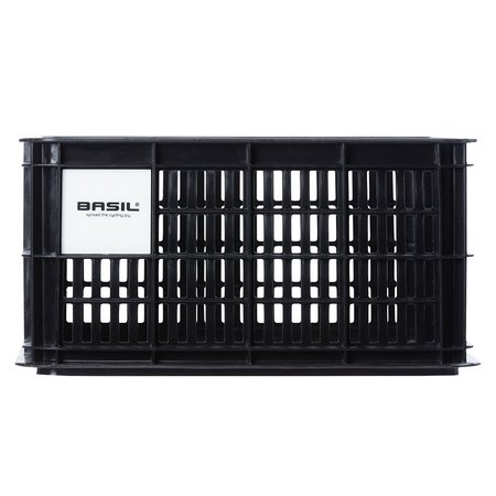 Basil Fietskrat Crate S 17,5L Black voor MIK/Racktime