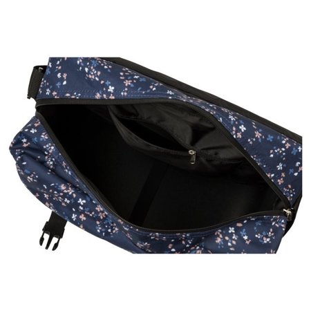 FastRider Enkele fietstas Shopper Nara Mini Flower Blauw 17L